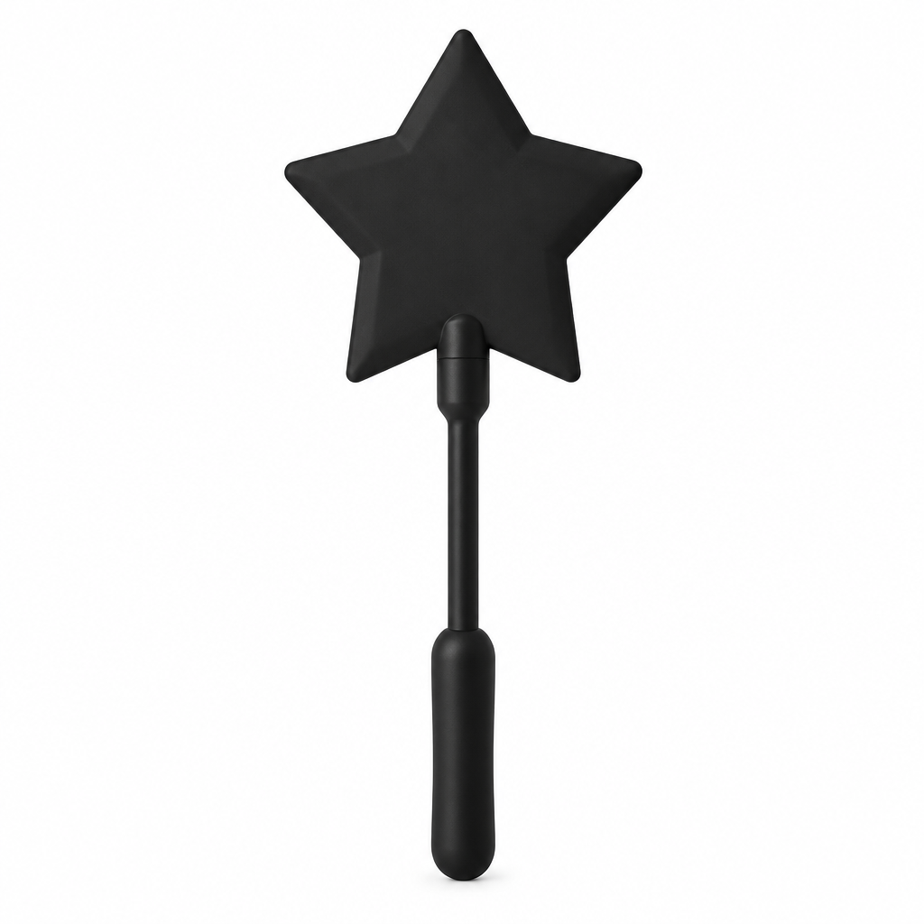 Black Star Wand - Clean Product Shot